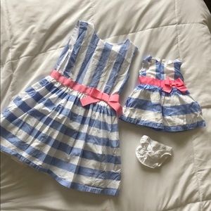 Matching Easter Spring time dresses for sisters